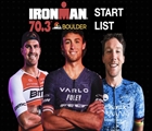 70.3 Boulder MPRO Start List