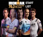IRONMAN 70.3 Sunshine Coast Pro Start List